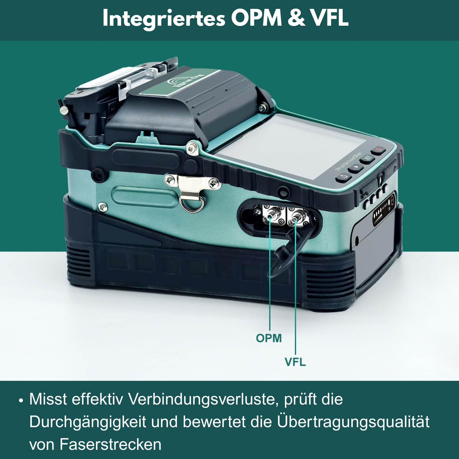 Neues Modell AI-6A+ Fusion Splicer Glasfaser Spleißgerät Automatisches LWL Fusionsspleißgerät-Kit Kernausrichtung mit 6 Motoren 8s Spleißen 18s Aufheizen