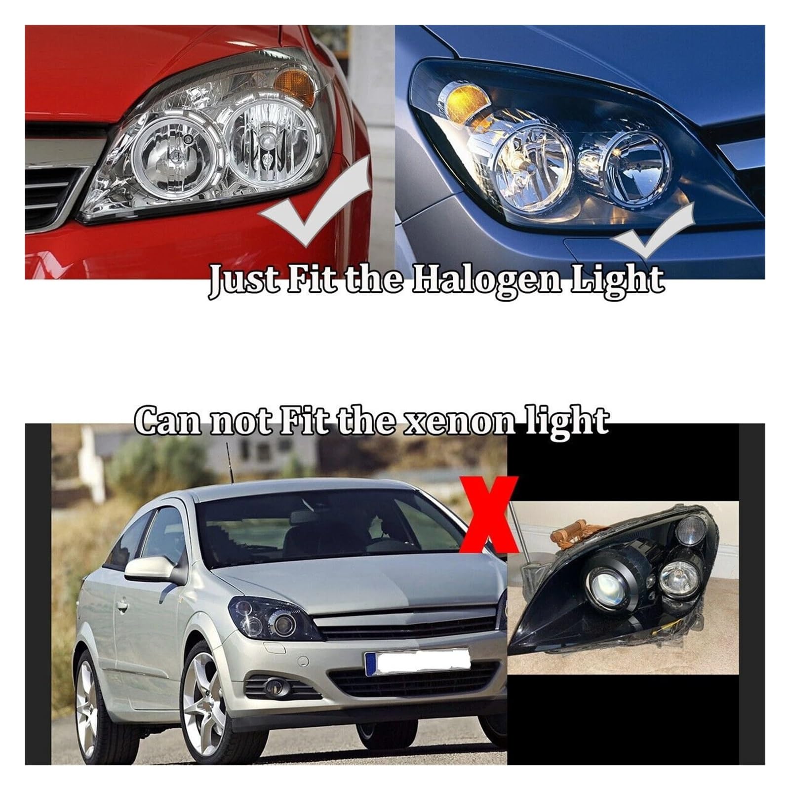 Paralume Faro Auto Per Golf 4 MK4 - Vetro Trasparente, Lato Destro, 1995-2005 - Foto 11