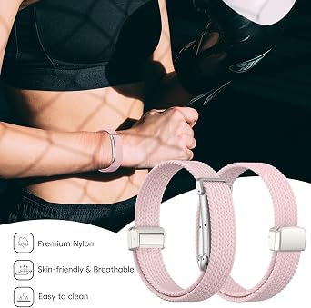 の伸縮性のあるナイロン磁気バンド Google Fitbit Air対応