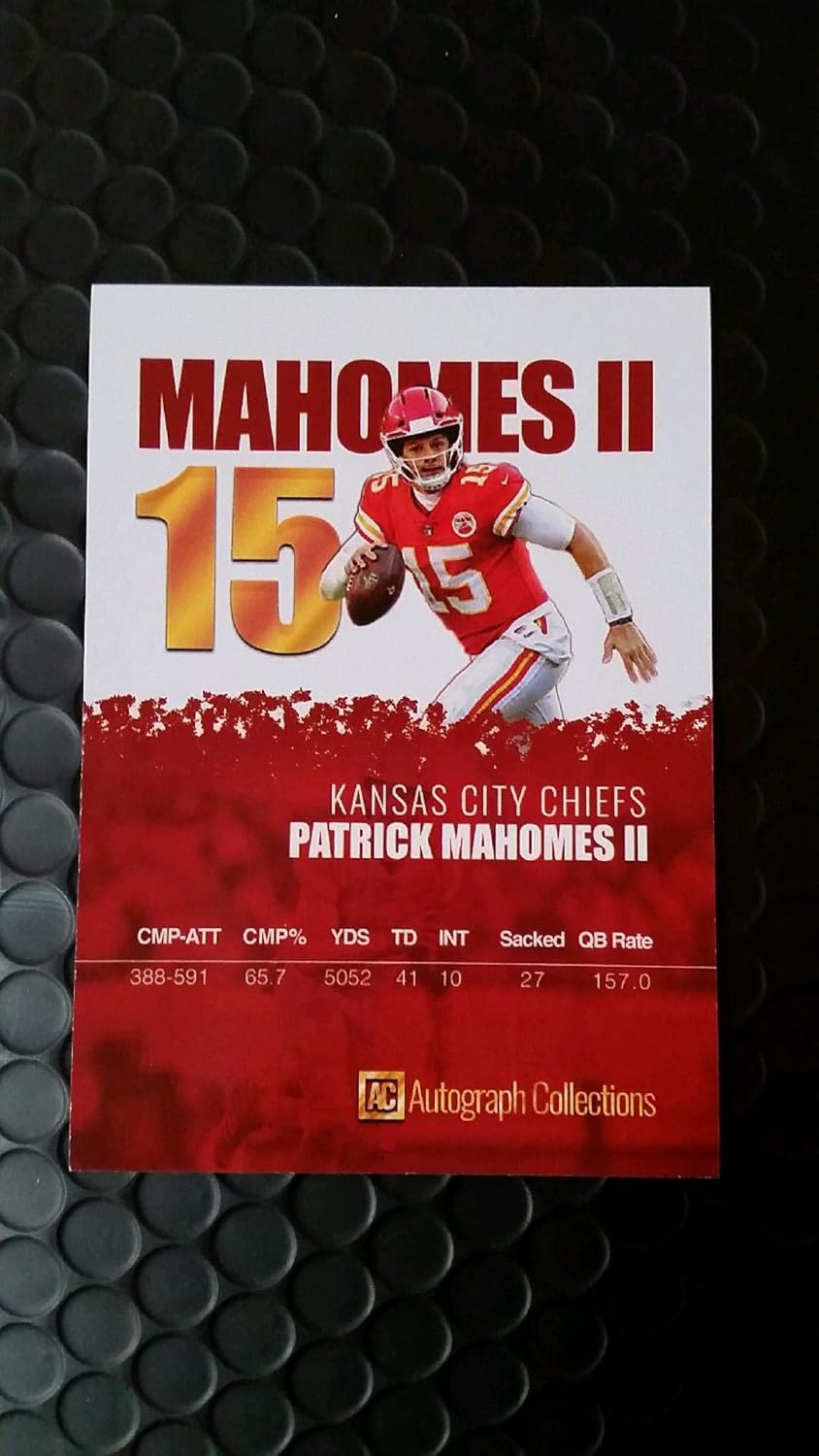 2017 Patrick Mahomes RC Facsimile autograph collections