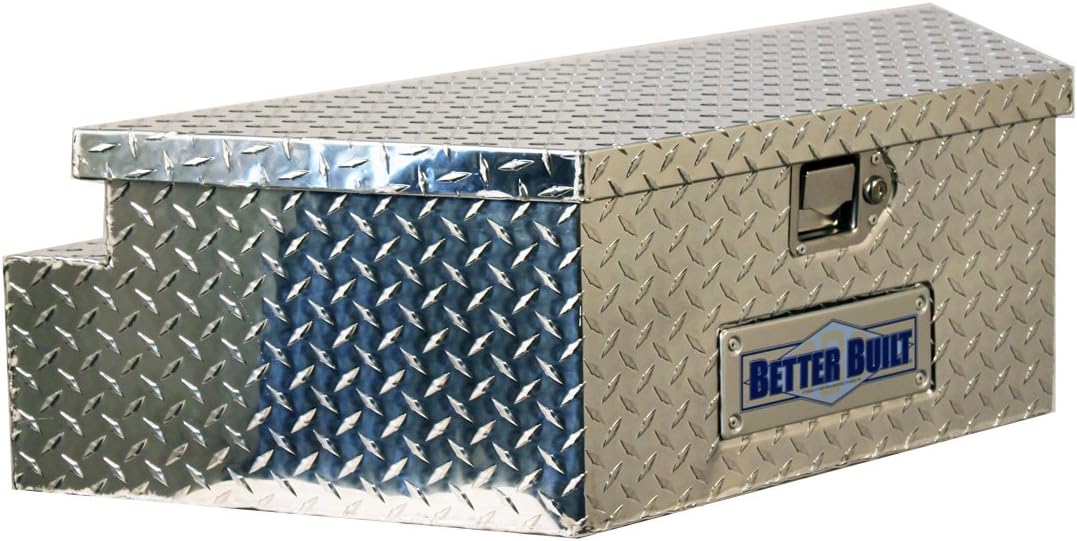 Better Built 66010148 Utility Trailer Tongue Tool Box L 39 in. x W 16.5 in. x H 12 in. Brite Aluminum Wide Utility Trailer Tongue Tool Box