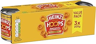 Heinz Spaghetti Hoops in Tomato Sauce, 205 g (Pack of 3)