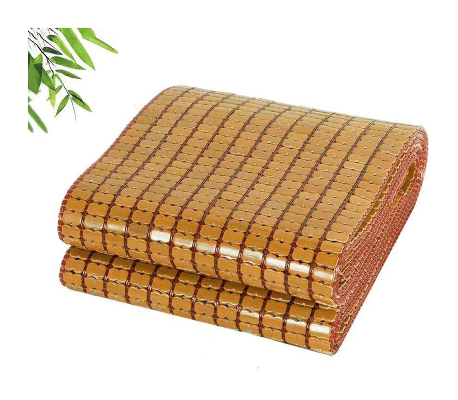 QCKNKMGG Cooling Bamboo Sofa Mat, Foldable Bamboo Cooling Mat Carbonized Multiple Sizes(200x200cm(78.7x78.7in))