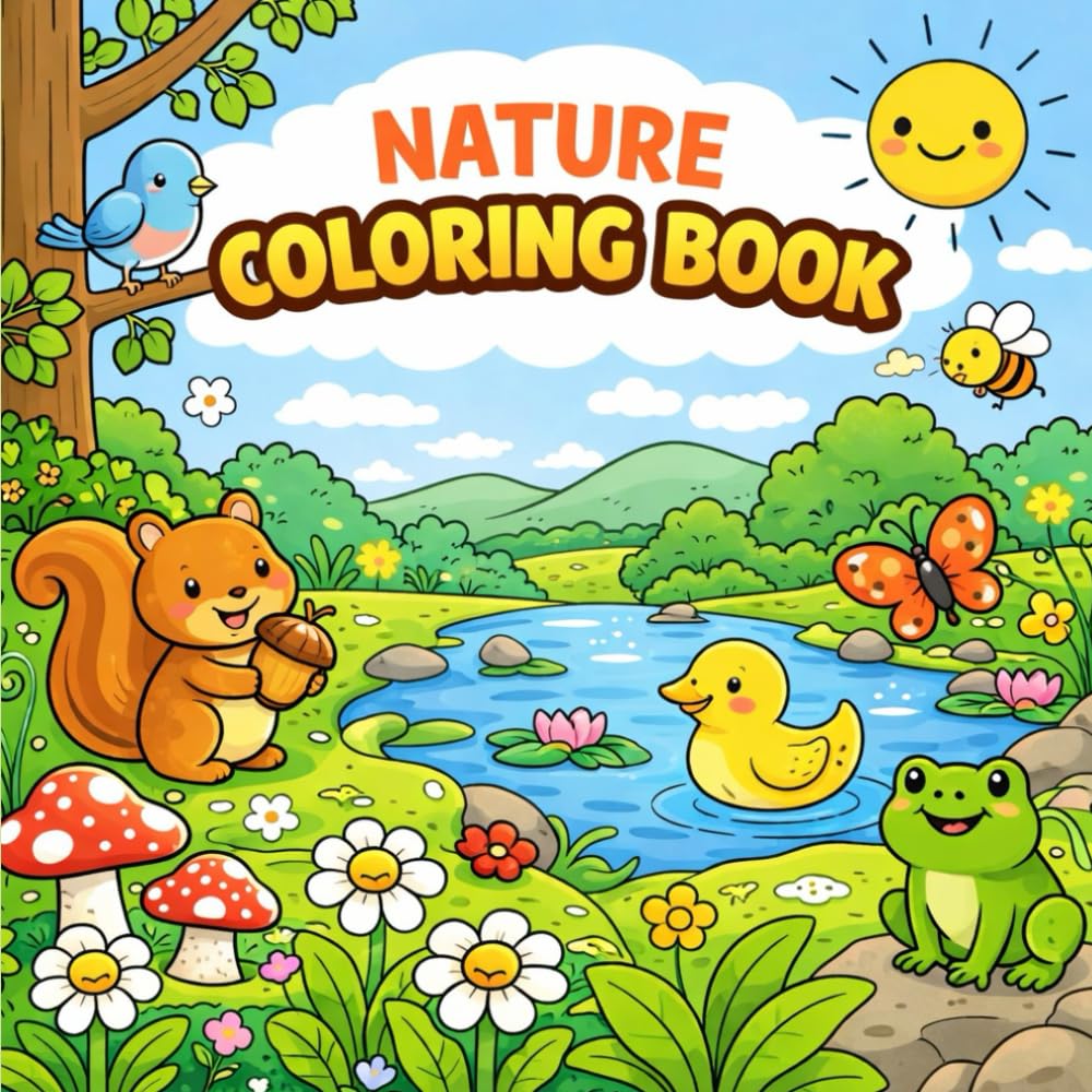 Nature Coloring Book (Happy Children)