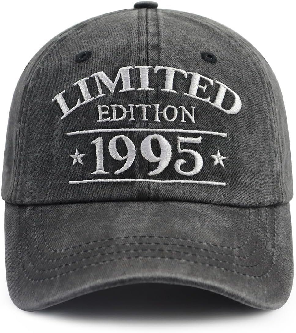 XacaYuerp Limited Edition 1990 1991 1992 1993 1994 1995 1996 1997 1997 1999 Hat, Funny Embroidered Baseball Cap for Women Men