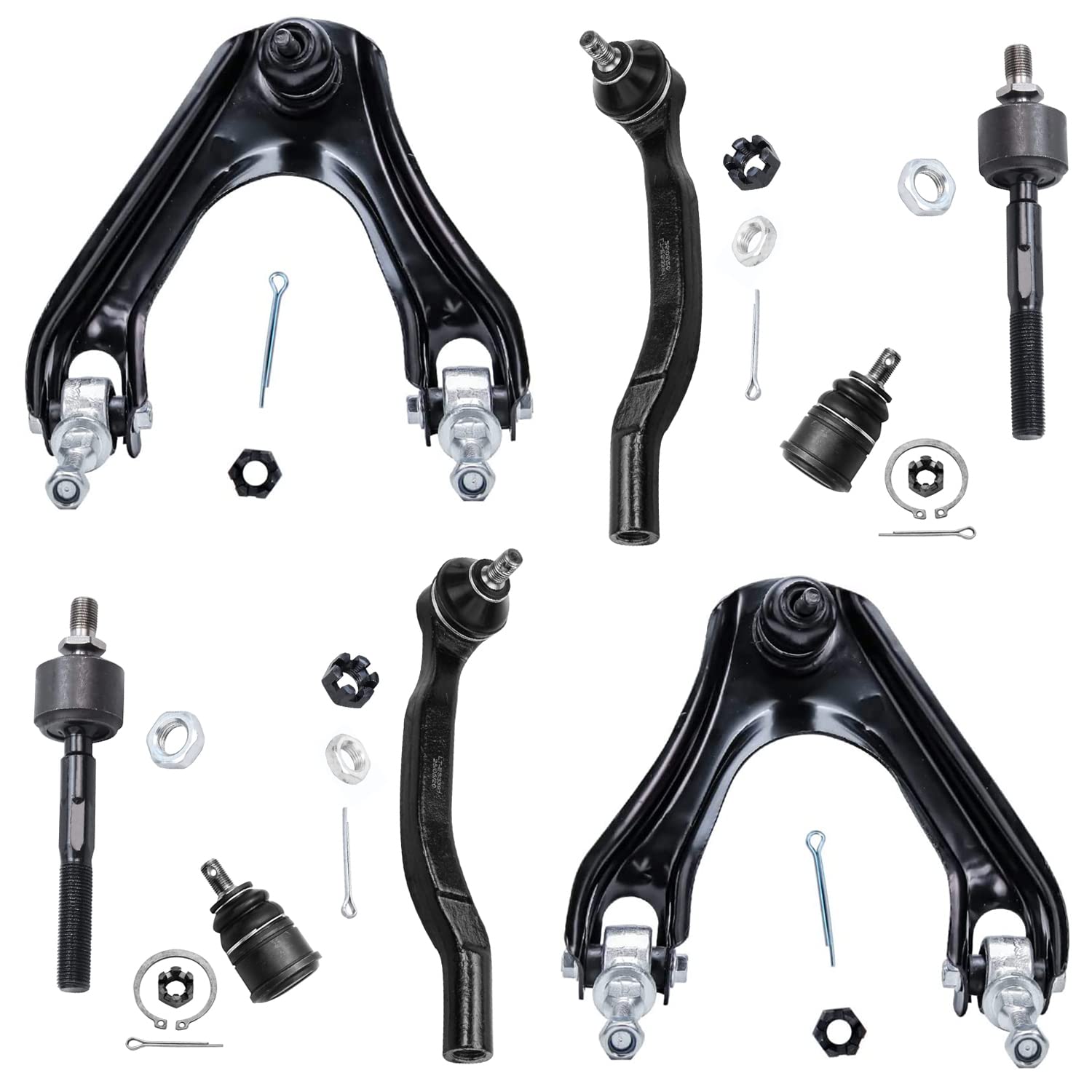 Detroit Axle - 8pc Front End Suspension Kit for Honda Accord Odyssey CL