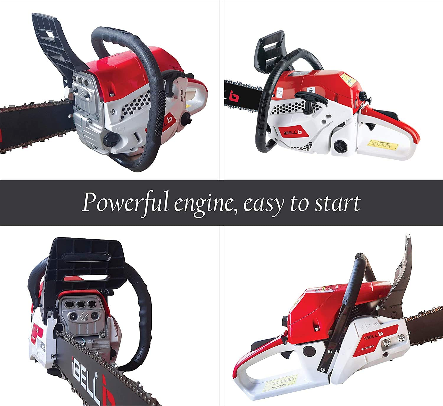 IBELL 20" Petrol Chainsaw - Powerful 58CC -4