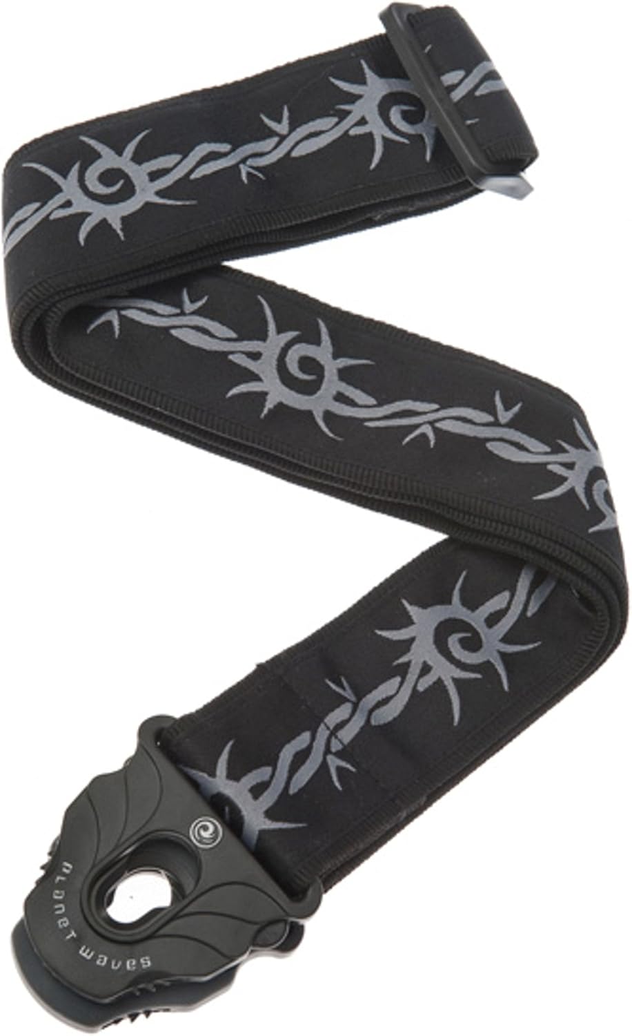 D'Addario Accessories Locking Guitar Strap - Guitar Accessories - Electric Guitar Strap, Acoustic Guitar Strap, Acoustic Electric Guitar Strap & Bass Guitar Strap - Barbed Wire