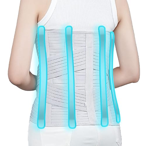 Solmyr Soporte lumbar para espalda, faja abdominal, cinturón de soporte de cintura inferior, cinturón de soporte de espalda, envoltura de