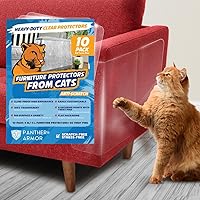 Vista 15 de 18 paquetes de hojas protectoras para muebles contra arañazos de gatos – Protector transparente para sofá y sofá contra las garras de los gatos