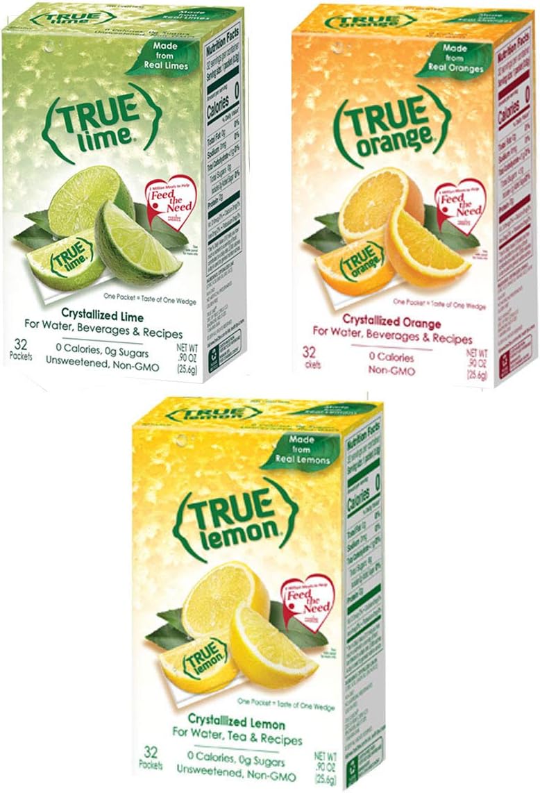 True Lemon Kit Lemon,Orange,Lime 32ct each