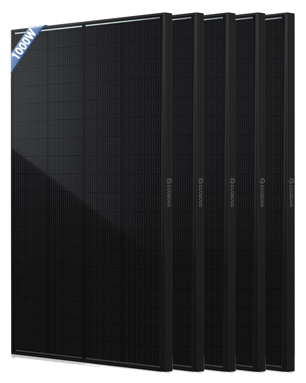 ECOBOSS 1000W TÜV 5 Pack Solar Panels