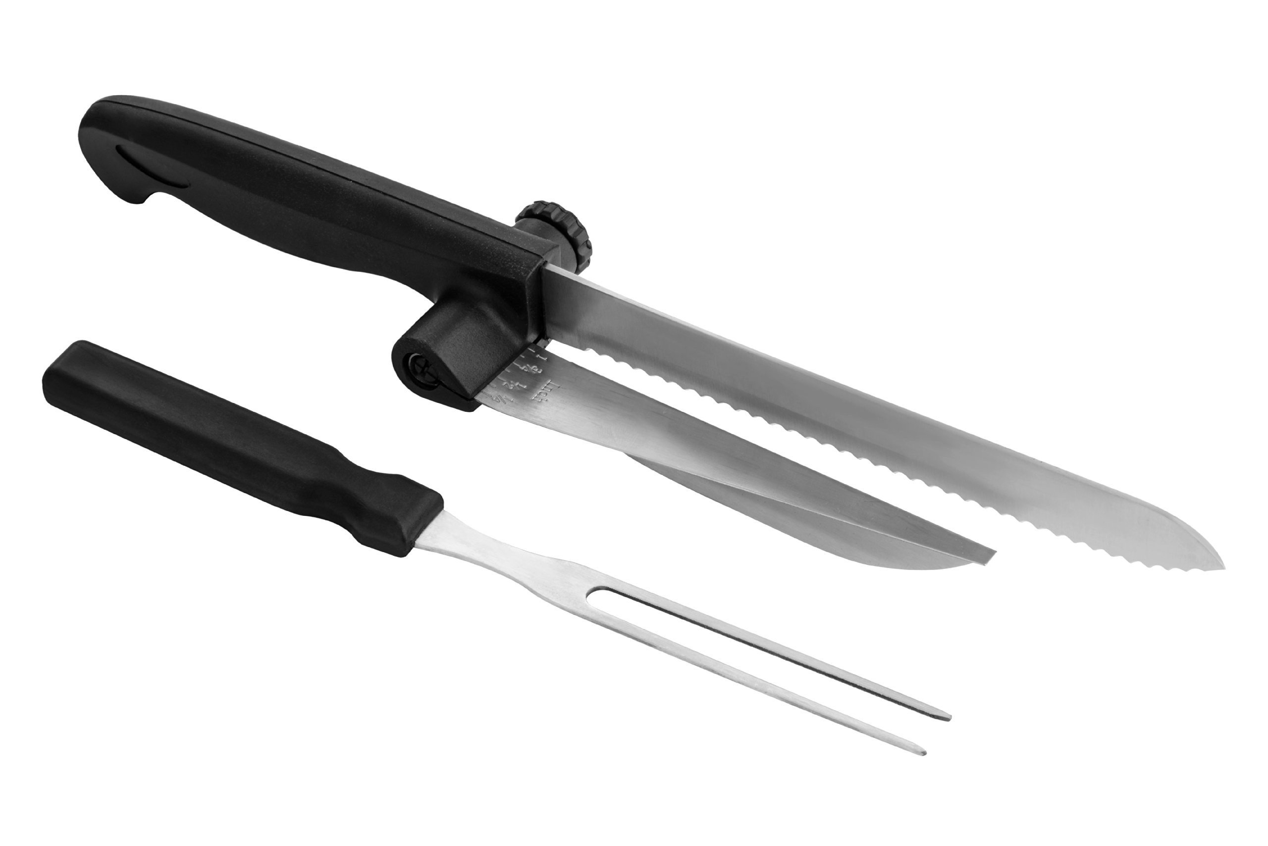 Orsina Carving Set - Stainless Steel - Black - Extra Large