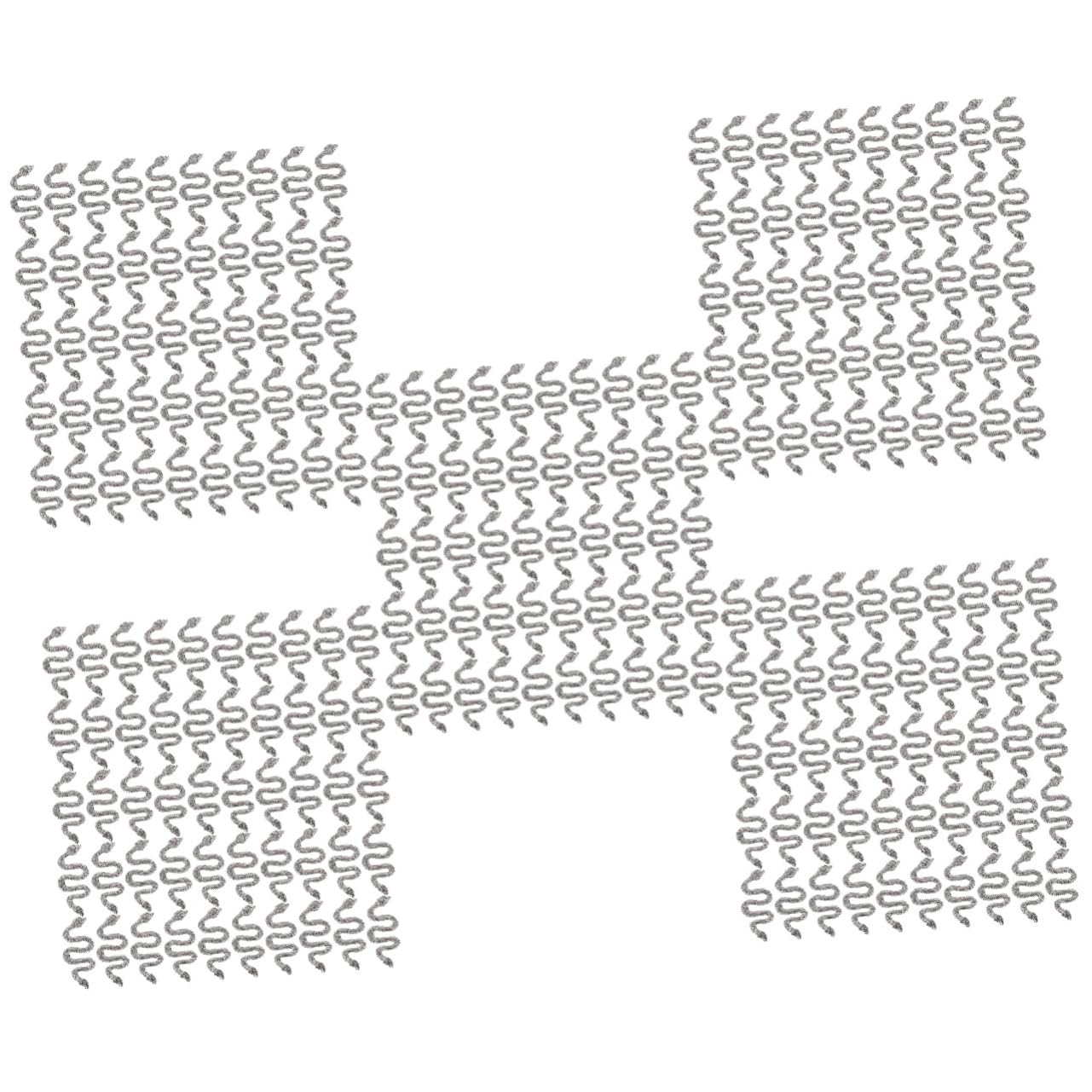 Healeved 250pezzi Ciondoli Per Unghie Forma Di Serpente Di Alta Qualità Decorazioni Per Nail Art Retro Da Accessori Per Unghie Unici e Brillanti