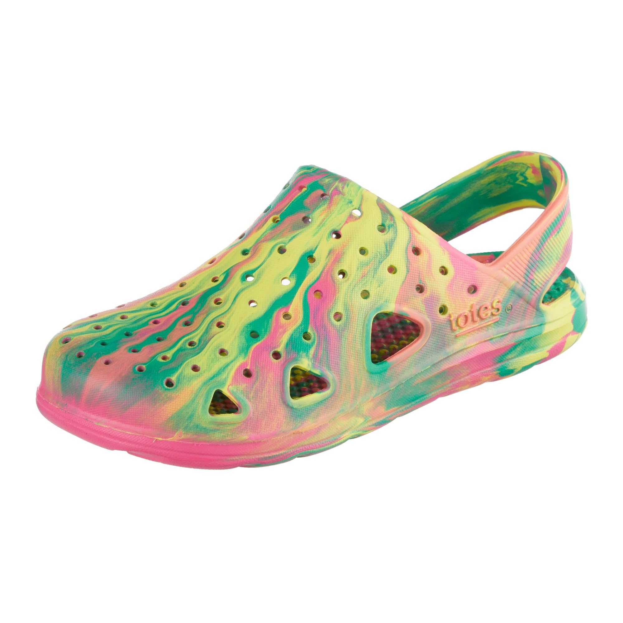 Totes Kids' Everywear Splash and Play Clog Sandals with Heel Strap