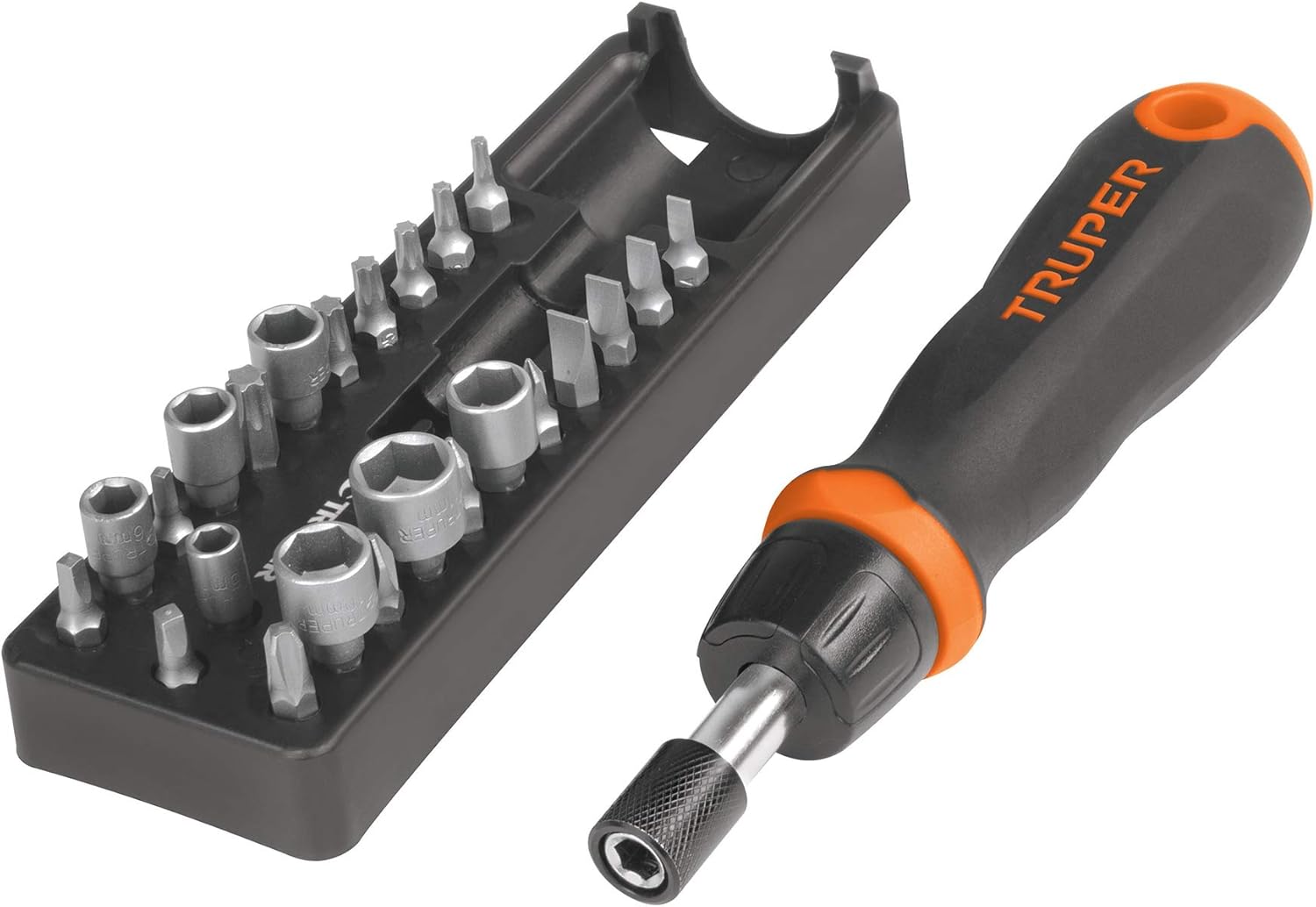Matraca type screwdriver set, 24 pieces