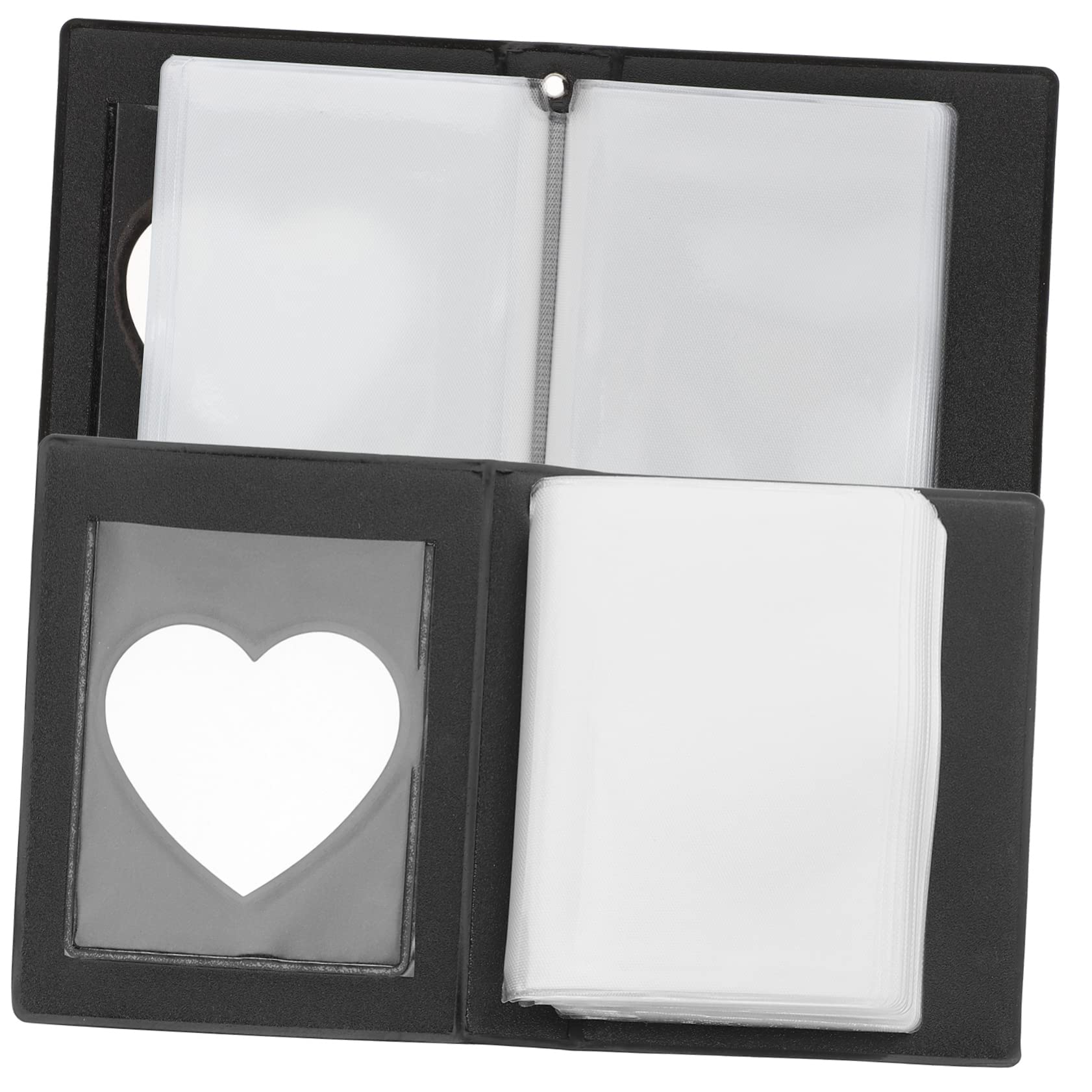 SOLUSTRE 2pcs Heart Pattern Album Lovely DIY Photo Book for Storing Memories for Weddings Birthdays and Special Events and Unique Design