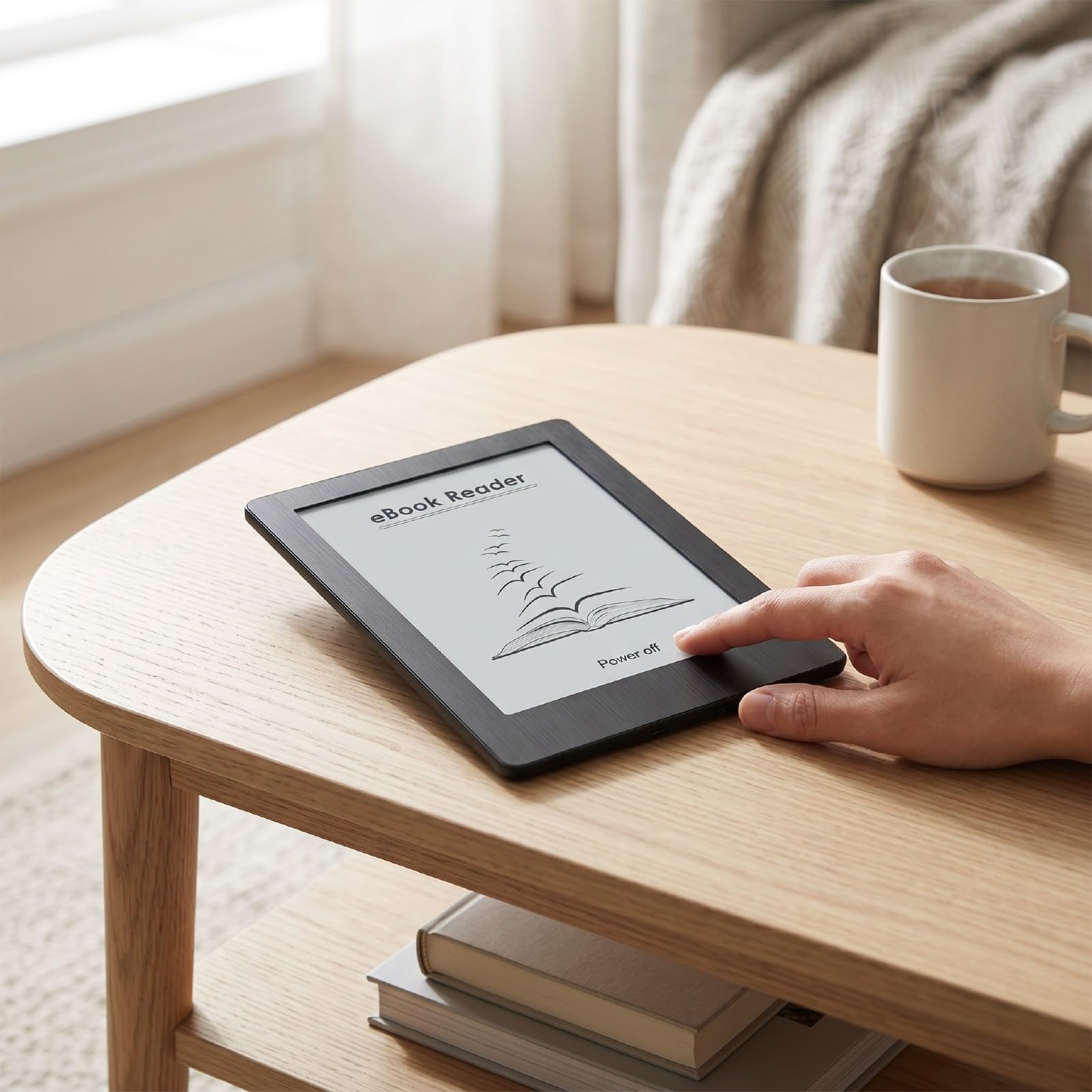 Bewinner Lettore di EBook con Touchscreen E Ink da 6 Pollici, Memoria di Archiviazione da 32 GB E WiFi