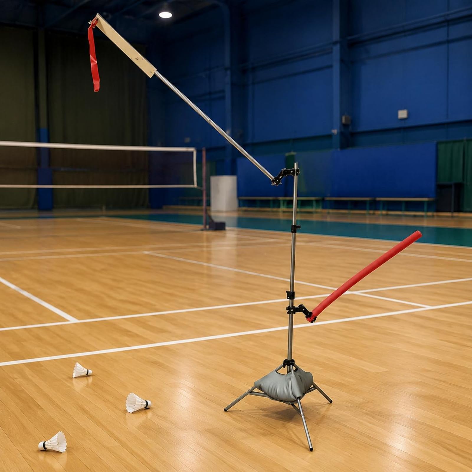 Lanciatore Automatico di Volani Badminton Altezze Regolabili Lanciatore di Volani Facile da Portare Attrezzatura Sportiva per Allenatori, Casa