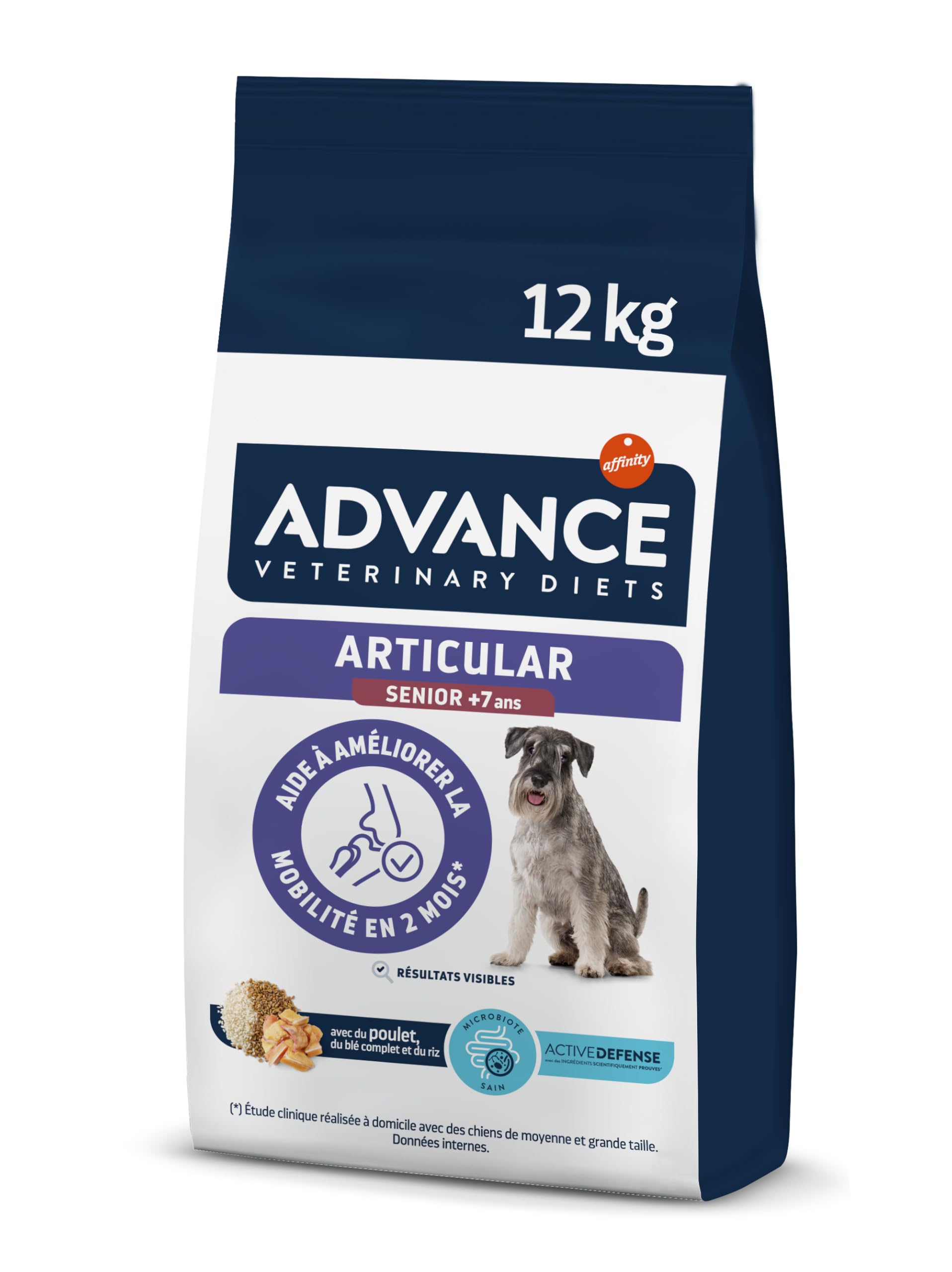 Advance Veterinary Diets Articular Care Senior Dry for Senior Dogs with Joint Problems - 12kg (Packaging May Vary)
