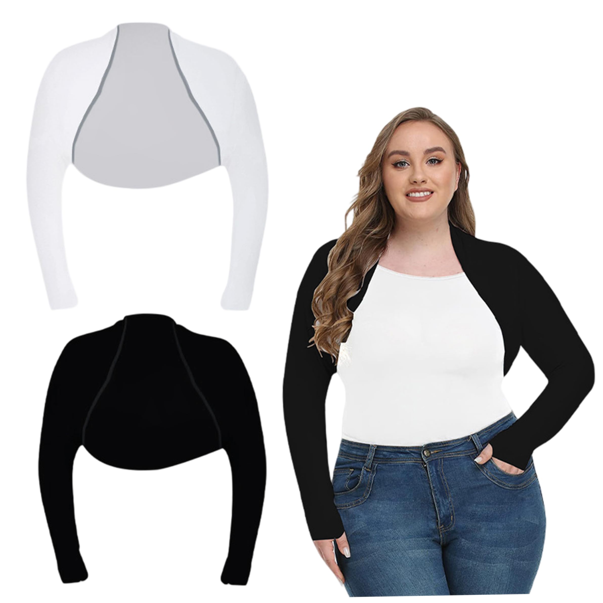 Manchons de bras de taille, 2 pièces, manchons bras châle respirants, housses Protection solaire à haute élasticité et à séchage rapide pour femmes
