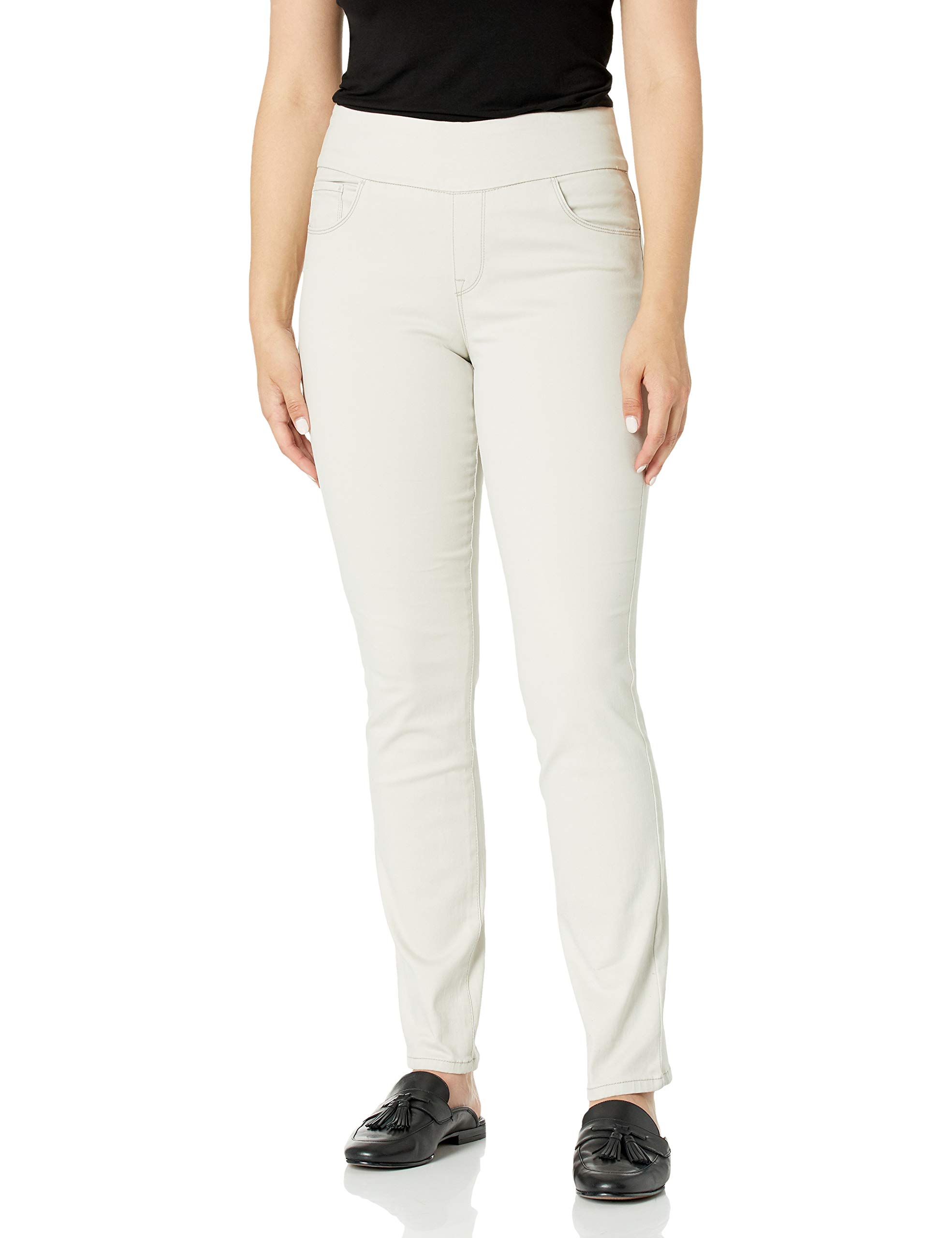 BandolinoWomen's Misses Theadora Tummy Toner Pull on Straight Leg Jean