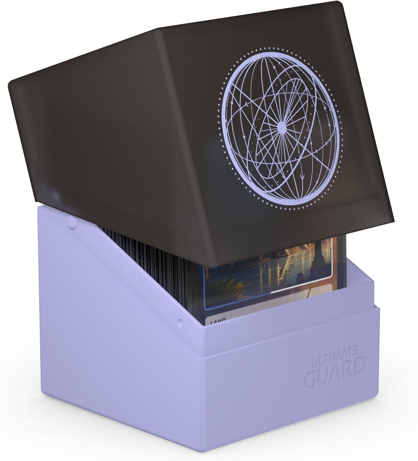 Ultimate Guard Exlcusive Boulder Druidic Secrets 100+, Deck Case pour 100 cartes TCG à double manchon, Fatum, stockage sécurisé et durable pour jeux de cartes à collectionner