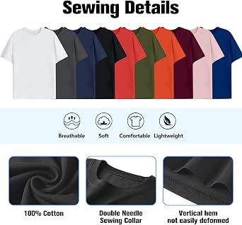 Custom T Shirts for Men Personalized T Shirts with Logo Text Picture Design Your Own Tee Shirt with Front & Back Print