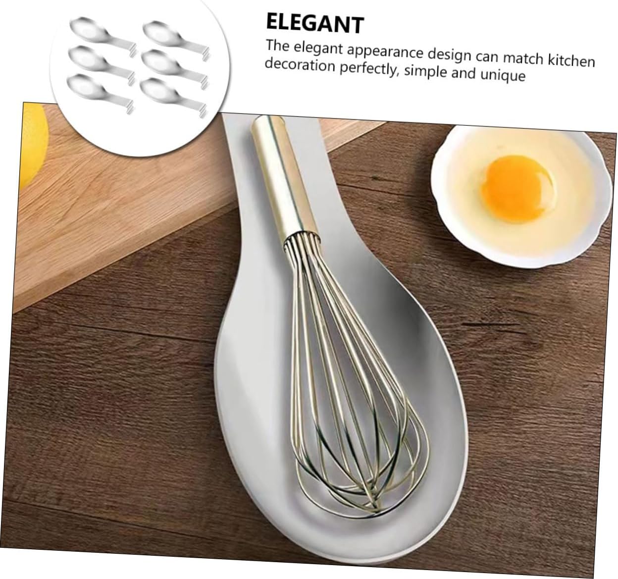 6pcs Stainless Steel Spoon Tray Lid Pot Spoon Holder Silverware Holder for Stove Top Kitchen Utensil Rest