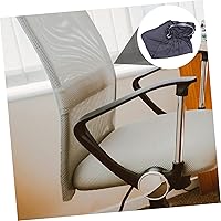 Vista 9 de Homoyoyo Funda para silla de juegos de respaldo alto, sillas de oficina con respaldo alto, color azul, juego de 4 fundas giratorias para sillas