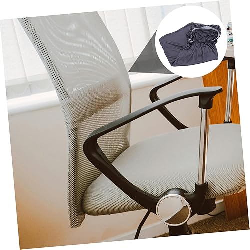 Miniatura 9 de Homoyoyo Funda para silla de juegos de respaldo alto, sillas de oficina con respaldo alto, color azul, juego de 4 fundas giratorias para sillas