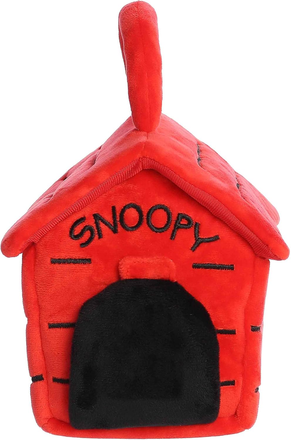 Aurora® Adorable Peanuts® Snoopy's Dog House Playset Stuffed Animal - Officially Licensed Toys for All Snoopy Fans - Nostalgic Gift for Adults and Birthday Celebrations - Multicolor 7 Inches