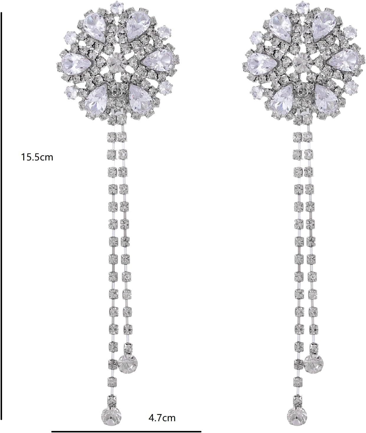 Rhinestone Tassel Nipple Pasties Body Chain Rhinestone Nipple Cover Sticker Crystal Chest Nipple Stickers for Women