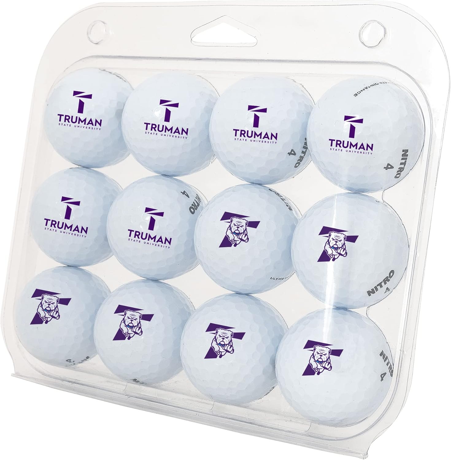 Desert Cactus Truman State University Golf Balls 12 Pack – TSU Bulldogs Full Color Dozen – Officially Licensed Sport Team Accessory