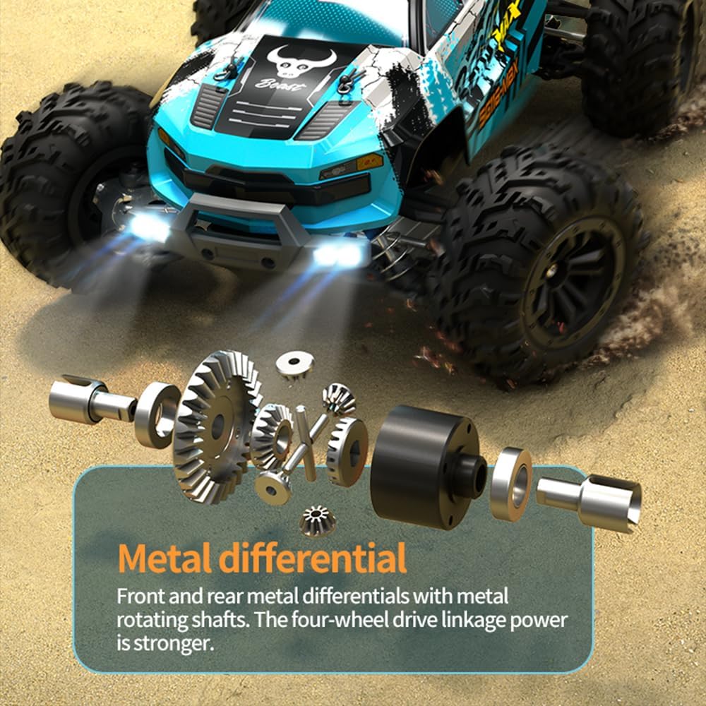 1/16 SG116 MAX zdalnie sterowany samochód dla dorosłych, 80 km/h, 4WD Off Road Race Buggy z torbą do przenoszenia, bezszczotkowy silnik RC, wysoka prędkość, samochód wyścigowy, offroad drift, 3
