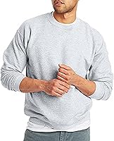 Vista 19 de Hanes Men's Ecosmart Fleece Sweatshirt, Pullover Crewneck Sweatshirt, Big & Tall, 1 or 2 Pack Denim Blue - 1 paquete