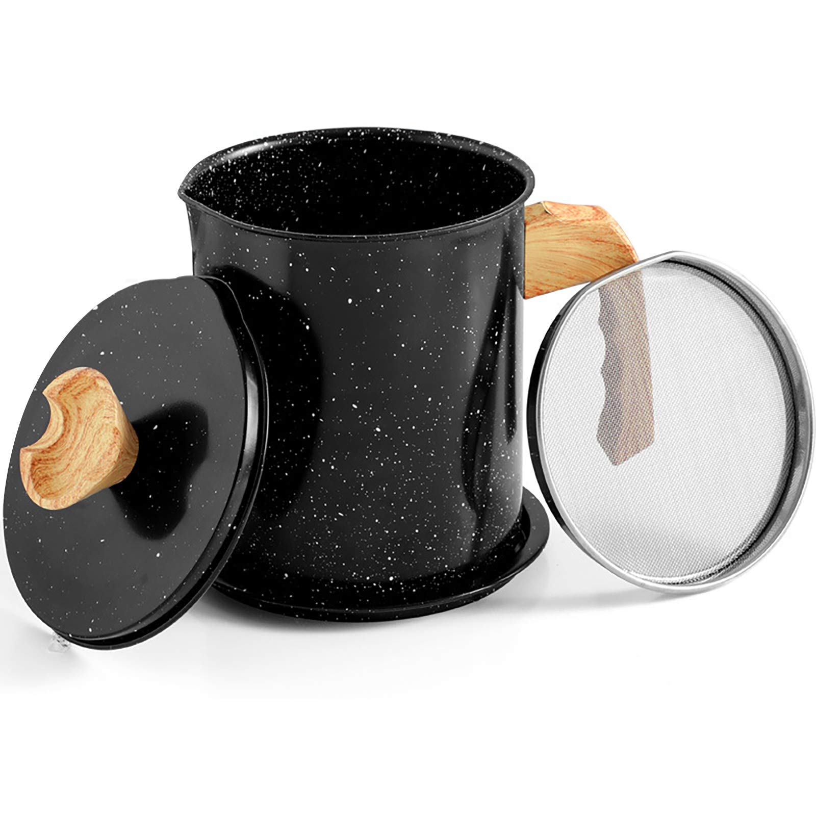 Buy Kowth Bacon Grease Container Oil Container Kitchen with Strainer1