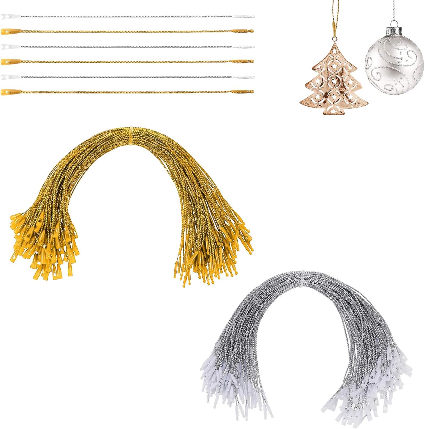 Amazon.co.jp 【BEAUTY PLAYER】クリスマス オーナメント用紐 ストラップ ornament hangers 20cm