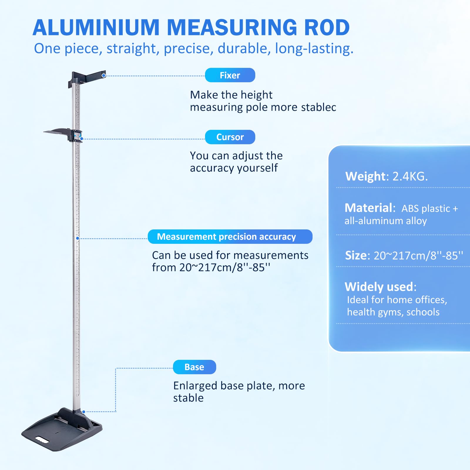 Portable Stadiometer - Height Measurement Tool -6