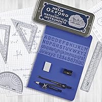 Vista 6 de Helix Oxford Maths Set con lata de almacenamiento