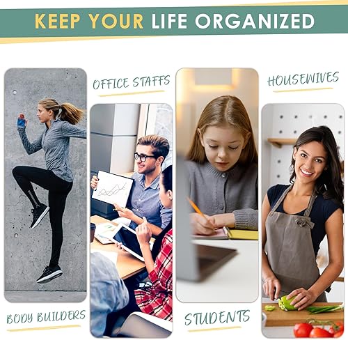 Miniatura 9 de MAKELLO Calendario de borrado en seco para pared, calendario de pizarra blanca grande con el próximo mes para oficina, familia, cocina y dormitorio,