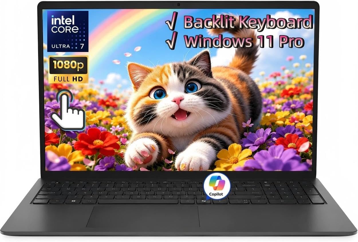 15 Laptop 2026 New Business Laptop, 15.6" FHD Touchscreen