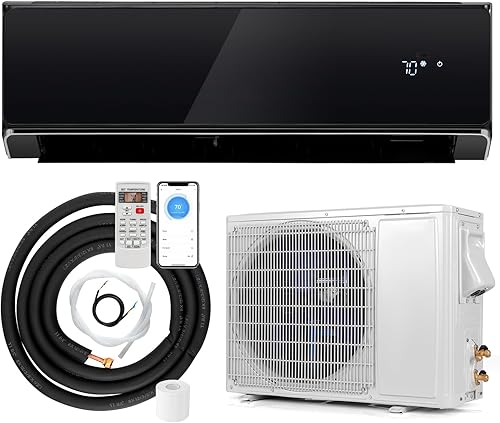 Miniatura 10 de ARLIME Mini sistema de aire acondicionado divididocalefacción, 18000 BTU 21 SEER2 de ahorro de energía con bomba de calor de 1.5 toneladas y kit de