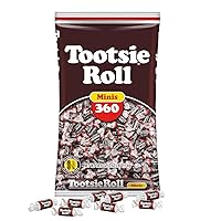 Vista 8 de Tootsie Roll Midgees - Caramelos masticables de chocolate sin gluten para fiestas navideñas - Bolsa resellable de caramelos envueltos