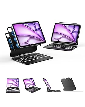 iPad Air 4世代 64GB Magic Keyboard Pencil Amazon.com: VOWUBO Magic Keyboard for iPad Air 11 inch M3/M2