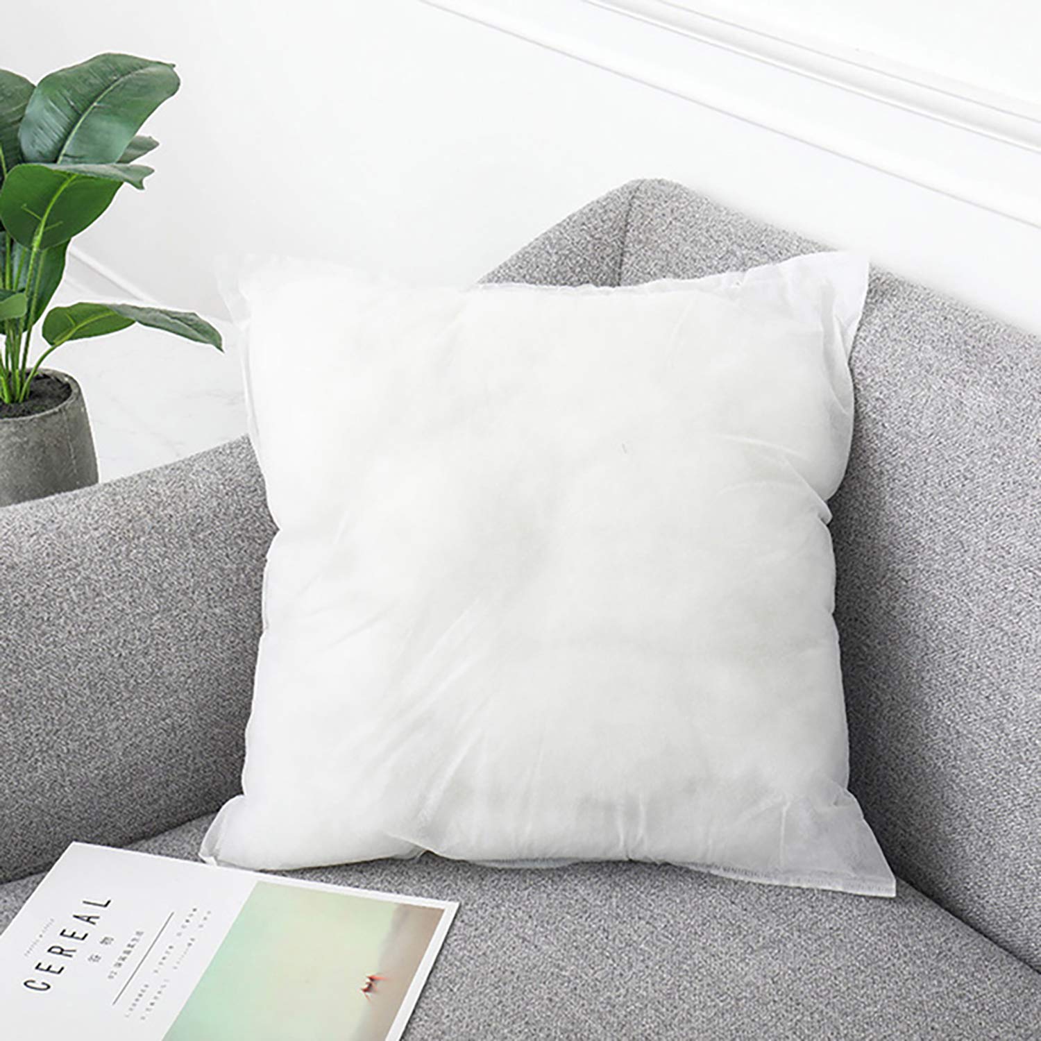 H HANSEL HOME Relleno de Cojín Super Suave Antialergico 40x60 cm 2 Unidades