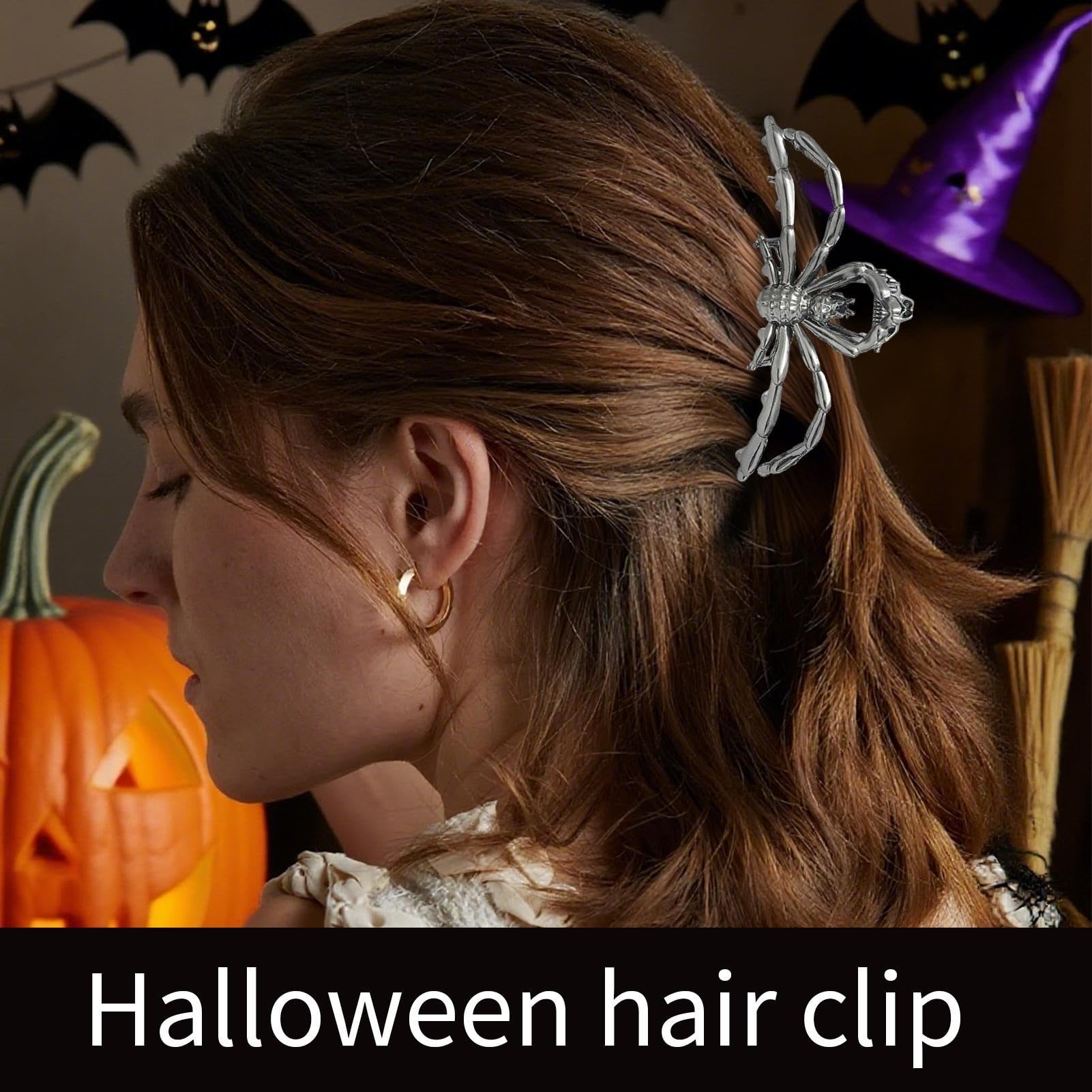 Gruselige Haarspangen Gotische Gruselige Dekorative Halloween-Herbstparty