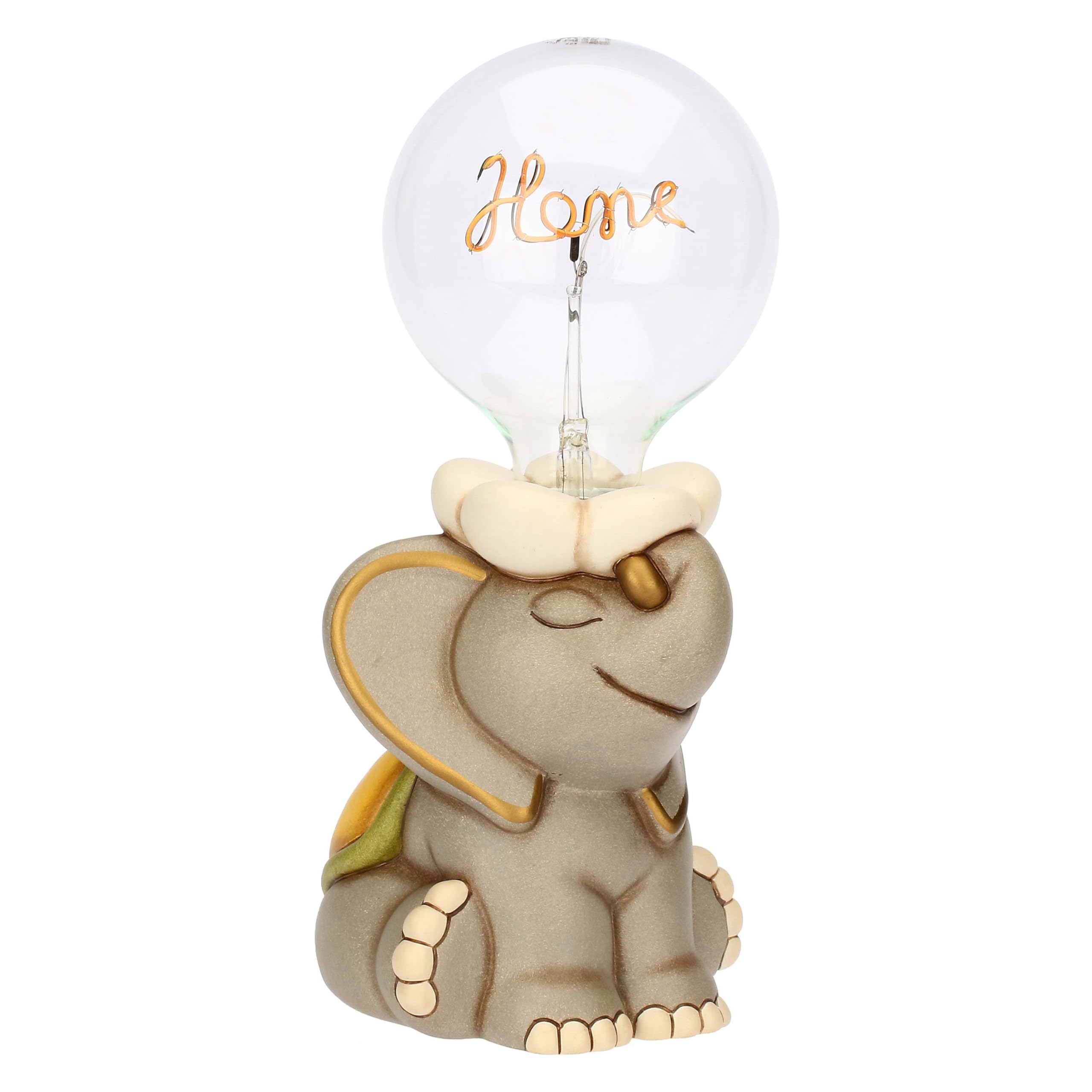 Lampada da tavolo in ceramica elefante