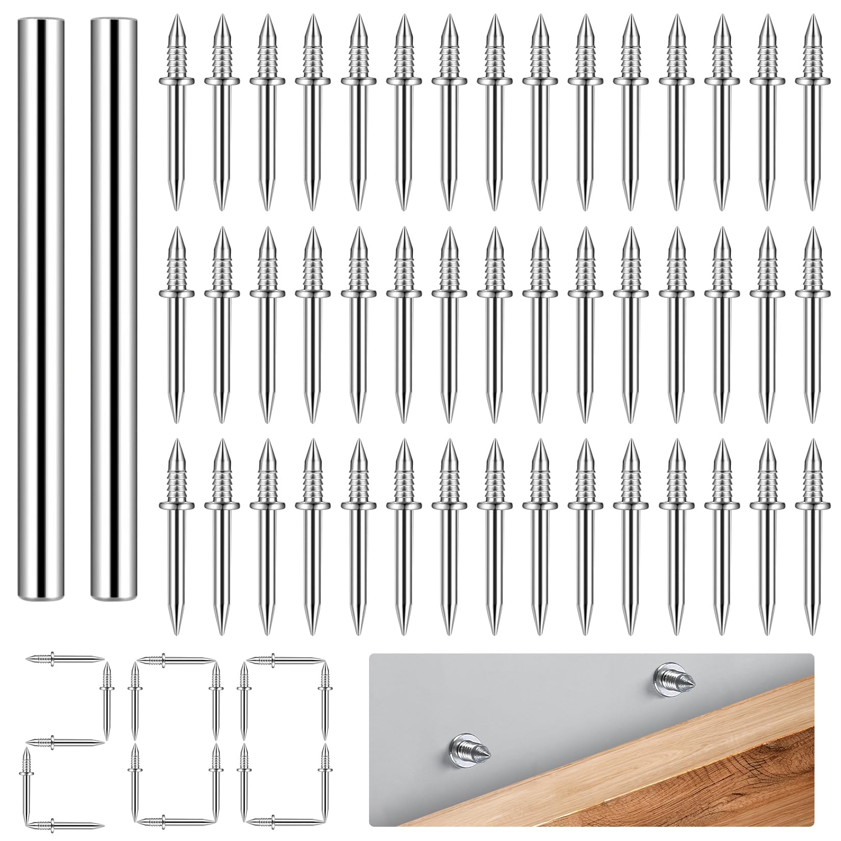 Double-Head Skirting Thread Seamless Nail Skirting Board Line Without Marks Na I0s2