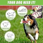 Jouets pour chiens pour les brochettes agressives, Jouets de chien indestructibles pour les grands chiens, Bons pour chiens de race moyenne et grande, Jouet de chien pour les garder occupés, véritable bacon aromatisé